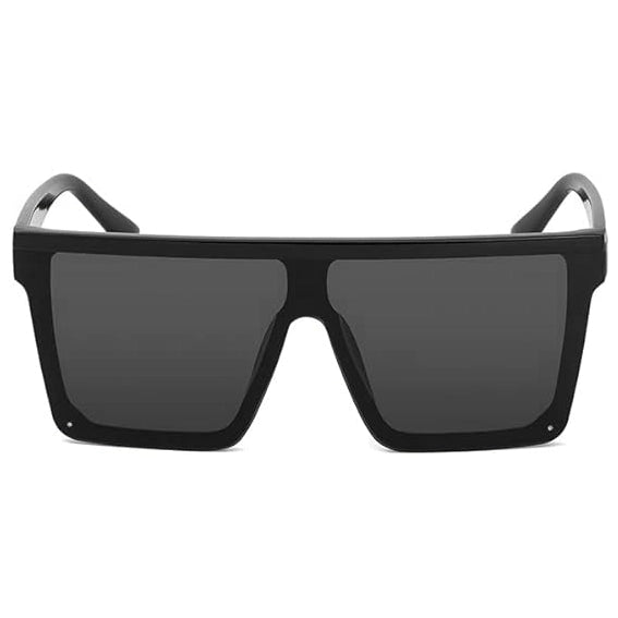 B187 Classic White Gradient Square Sunglasses