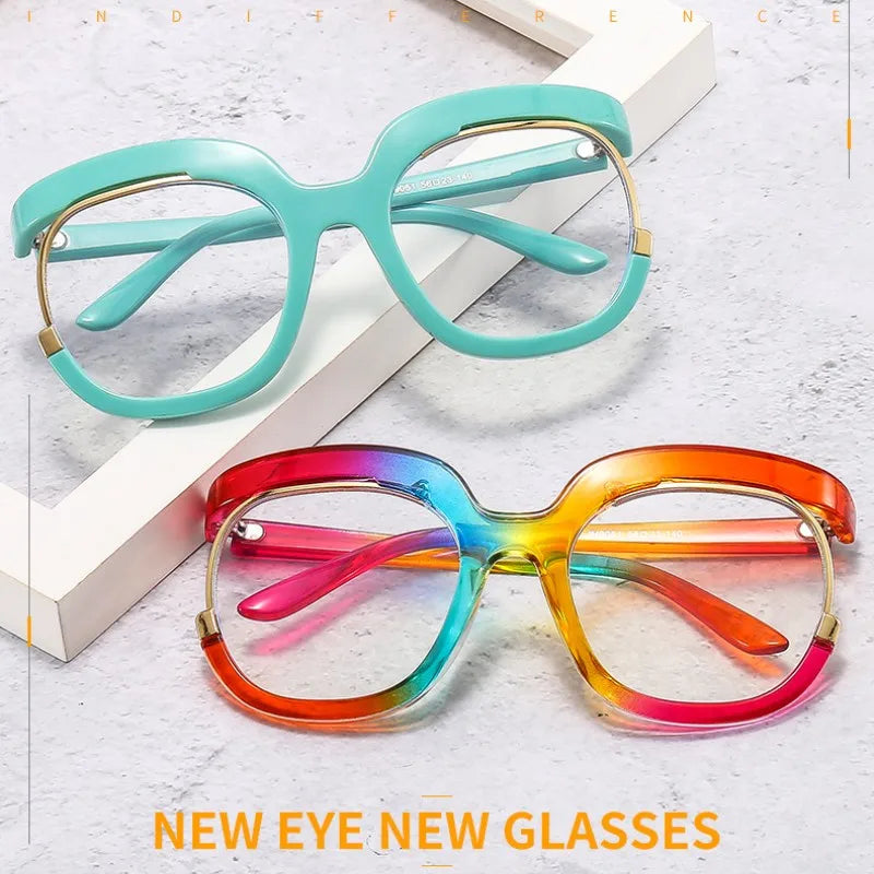 New Fashion Oversized Anti Blue Light Glasses