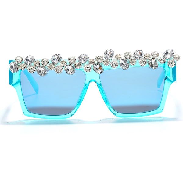 Oversized Square Diamond Sunglasses