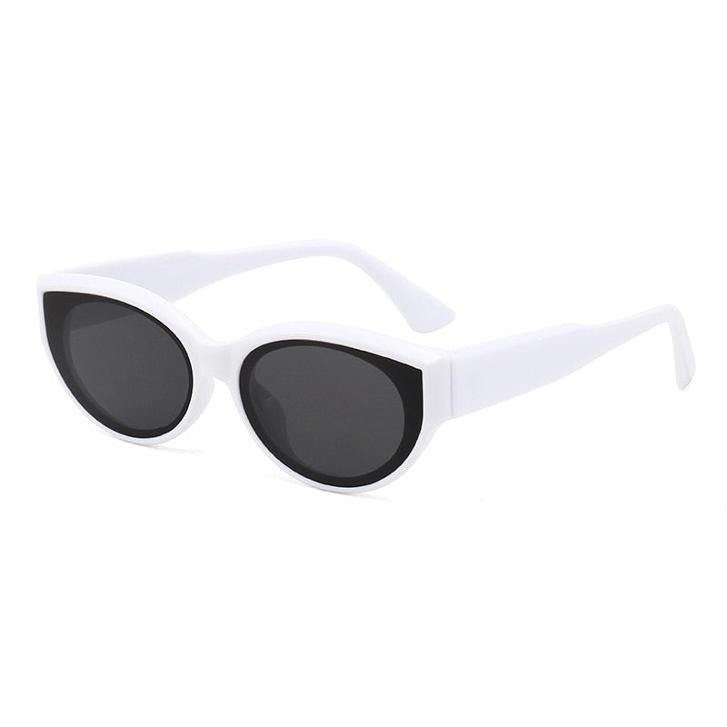 The New Retro Oval Frame Sunglasses