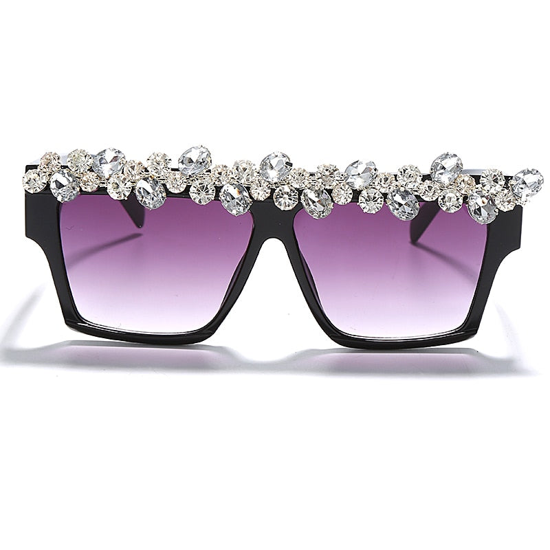 Oversized Square Diamond Sunglasses