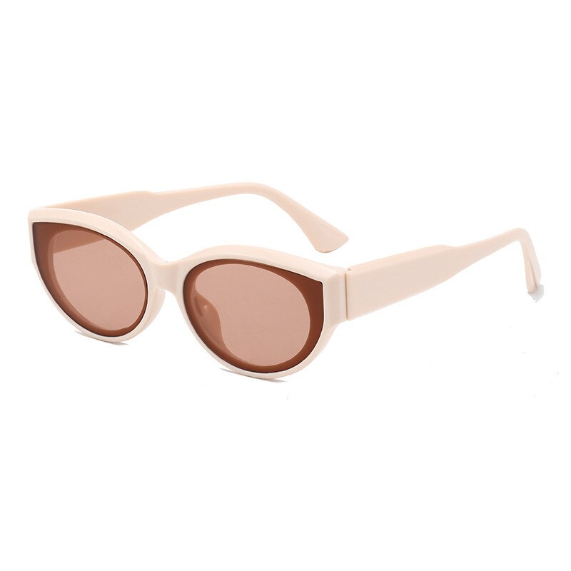 The New Retro Oval Frame Sunglasses