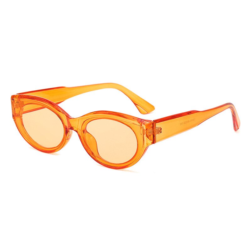 The New Retro Oval Frame Sunglasses