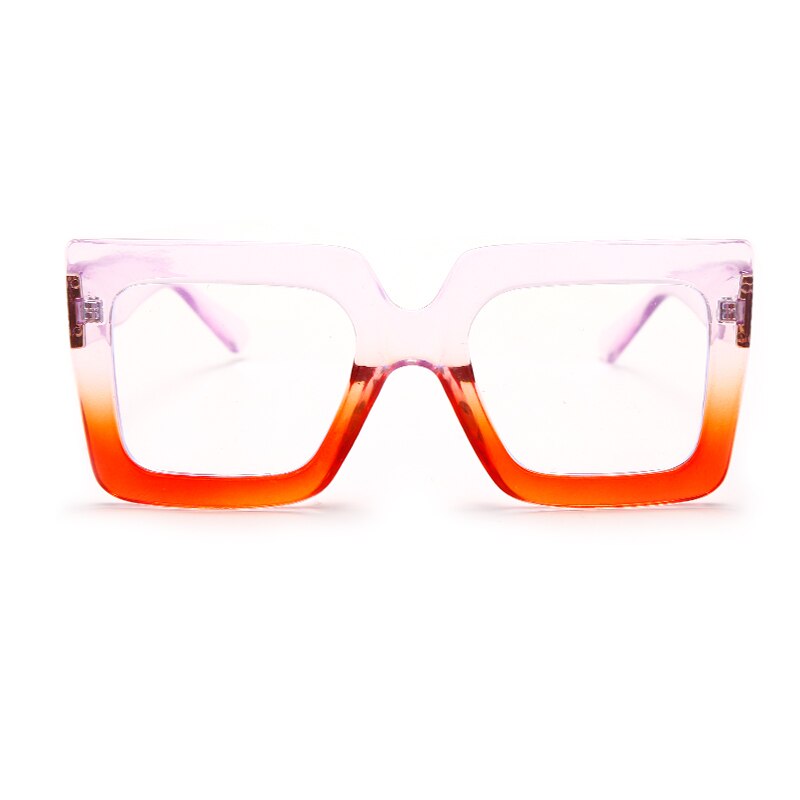 Square Glasses Frame Retro Women Colorful Frame