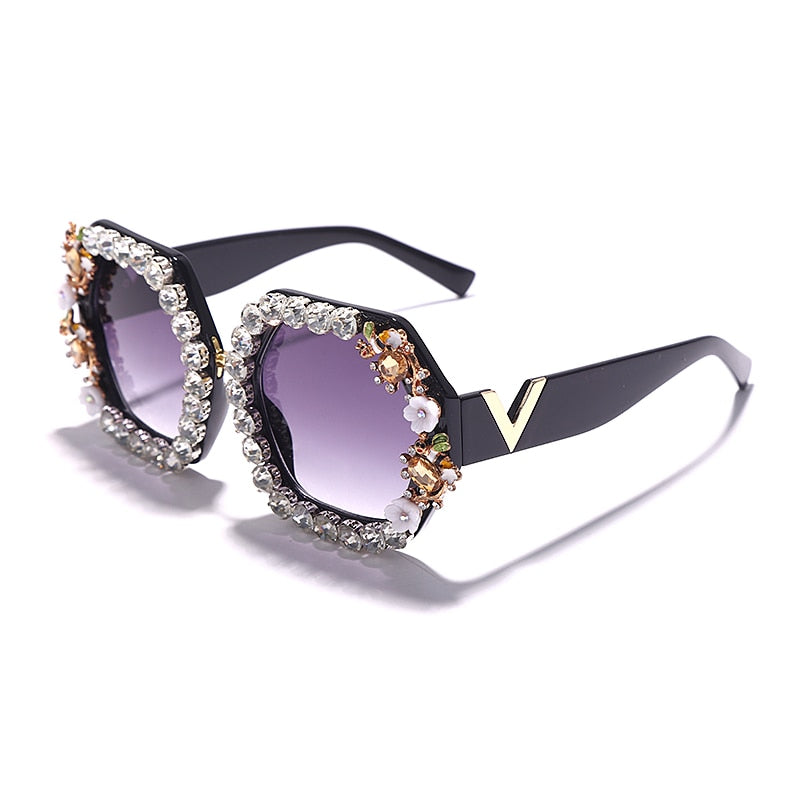 Round Diamond Sunglasses