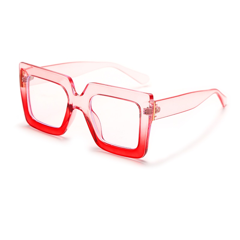 Square Glasses Frame Retro Women Colorful Frame