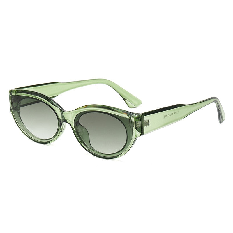 The New Retro Oval Frame Sunglasses