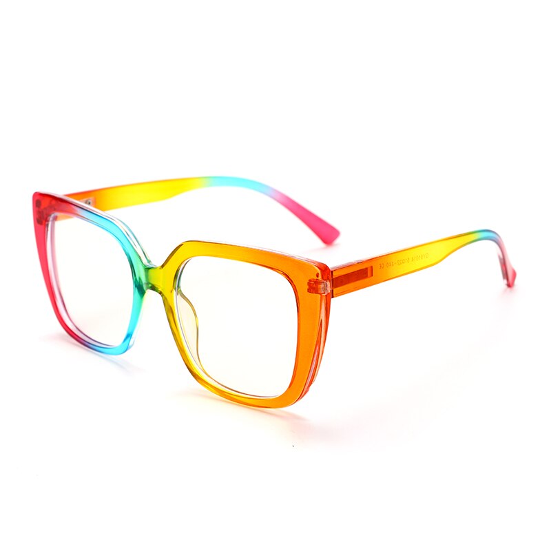 Oversized Square Anti Blue Light Eyeglasses