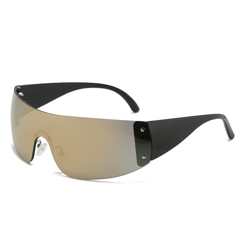 New Punk One Piece Sunglasses UV400