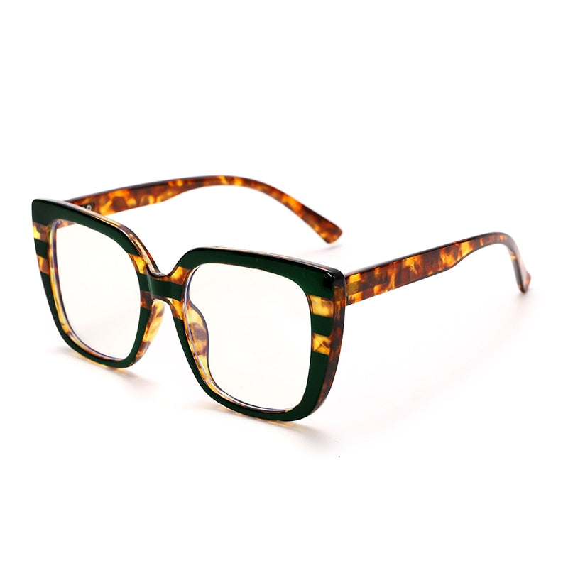 Oversized Square Anti Blue Light Eyeglasses