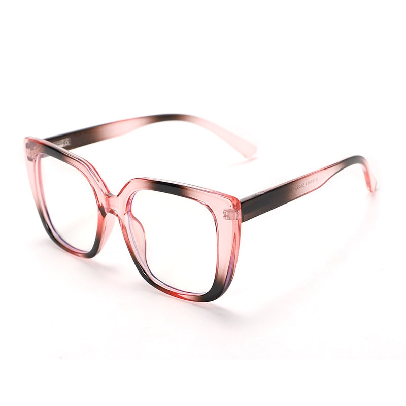 Oversized Square Anti Blue Light Eyeglasses