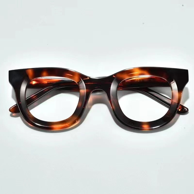 Vintage Thick Square Glasses Frame