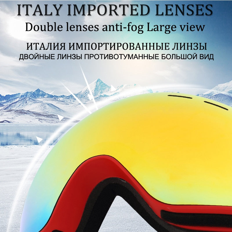 Ski Goggles Men Women Winter