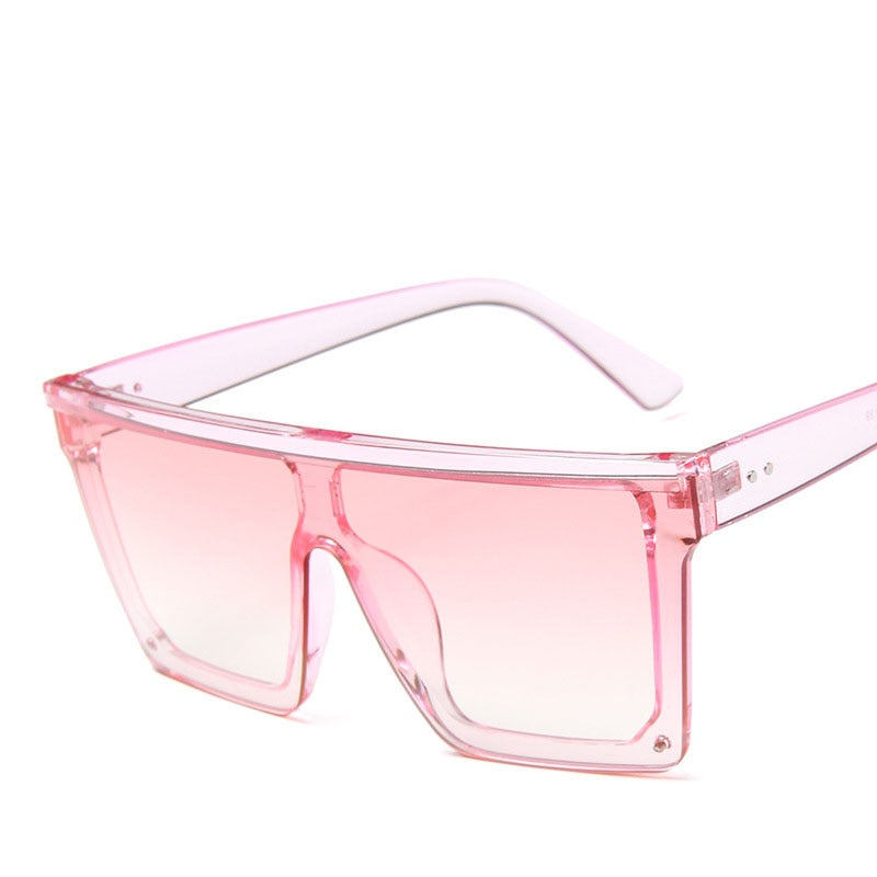 OLOPKY Cat Eye Oversized Sunglasses Women 2022 Luxury Square Glasses  Women/Men Gradient Shades for Women Wholesale Gafas De Sol