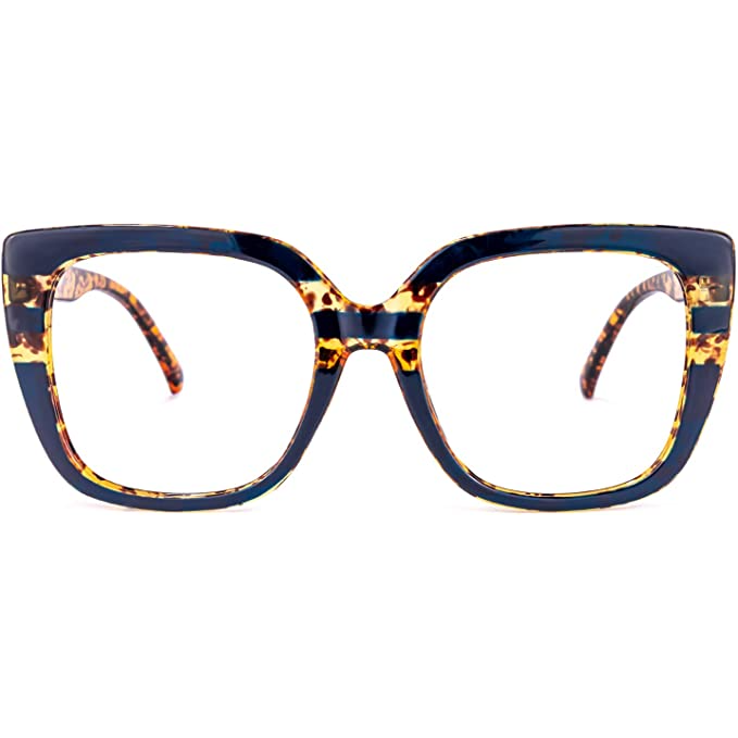 Oversized Square Anti Blue Light Eyeglasses